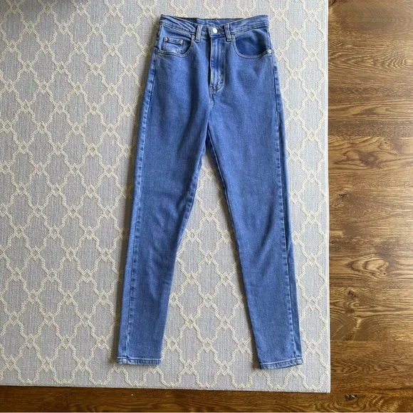 Jordache Vtg 90s Straight Leg Skinny Jeans - Picture 9 of 10